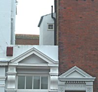 Portico area of No. 13 High Street