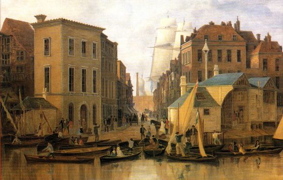 The Quebec Hotel, by E.W. Cooke R.A.